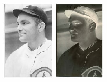 Vintage 1937 Defender Negative - Professional Baseball Player