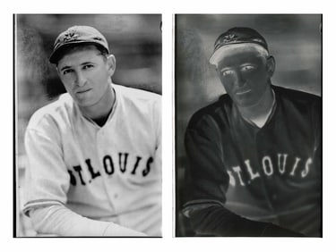 Vintage 1937 Defender Negative - Professional Baseball Player