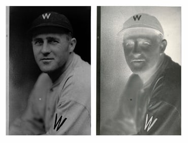 Vintage 1937 Defender Negative - Professional Baseball Player