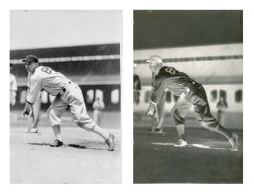 Vintage 1937 Defender Negative - Professional Baseball Player