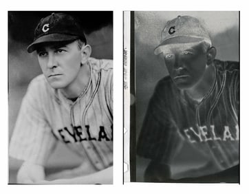 Vintage 1937 Defender Negative - Professional Baseball Player