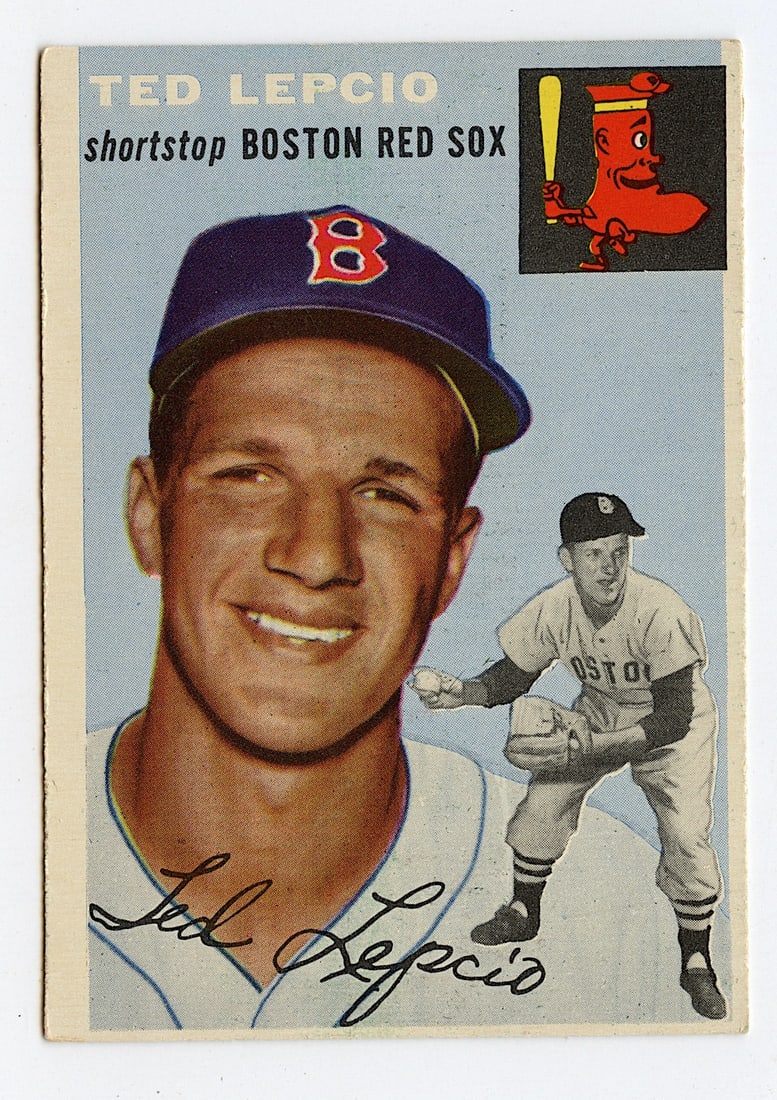 1954 TOPPS ARCHIVES TED LEPCIO BASEBALL CARD #66: The provenance is from a deceased collector in Palm Beach. We have included quality images to show it's actual condition. This lot is located in Boca Raton, Fl and its shipment will be made directly b