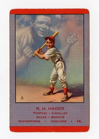 1953 BROWN & BIGELOW BABE RUTH Playing Card
