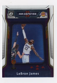 2021 LeBron James No. 3 Panini Optic Card