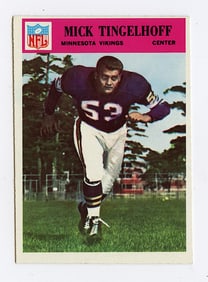 1966 PHILADELPHIA FOOTBALL #115 MICK TINGELHOFF