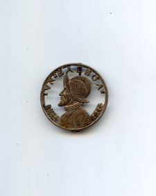 PANAMA SILVER BROOCH UN BALBOA (1931/1947)