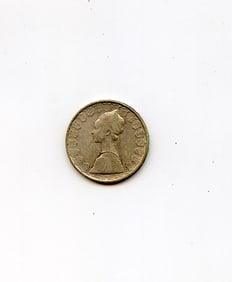 ITALY 1958 SILVER 500 LIRE R