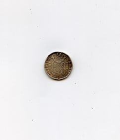 1770 Bolivia Silver 1 Real Rare Holed