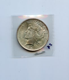 1923 Peace Silver Dollar Coin