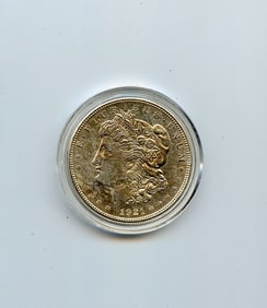 1921 Peace Silver Dollar Coin