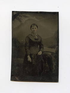 American Civil War / Victorian Era Tintype Photography: The tintype dimensions are approx 3.5" x 2.35". The provenance of this lot is from the estate of a deceased formal art collector in Miami, FL. We have included quality images to show it's actual condi