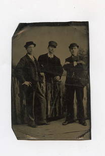 American Civil War / Victorian Era Tintype Photography: The tintype dimensions are approx 3.5" x 2.35". The provenance of this lot is from the estate of a deceased formal art collector in Miami, FL. We have included quality images to show it's actual condi