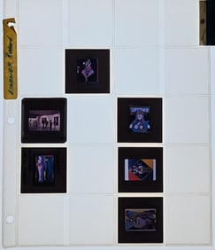 Museal Group 20th C. Set 35mm Art Slides RICHARD LINDER