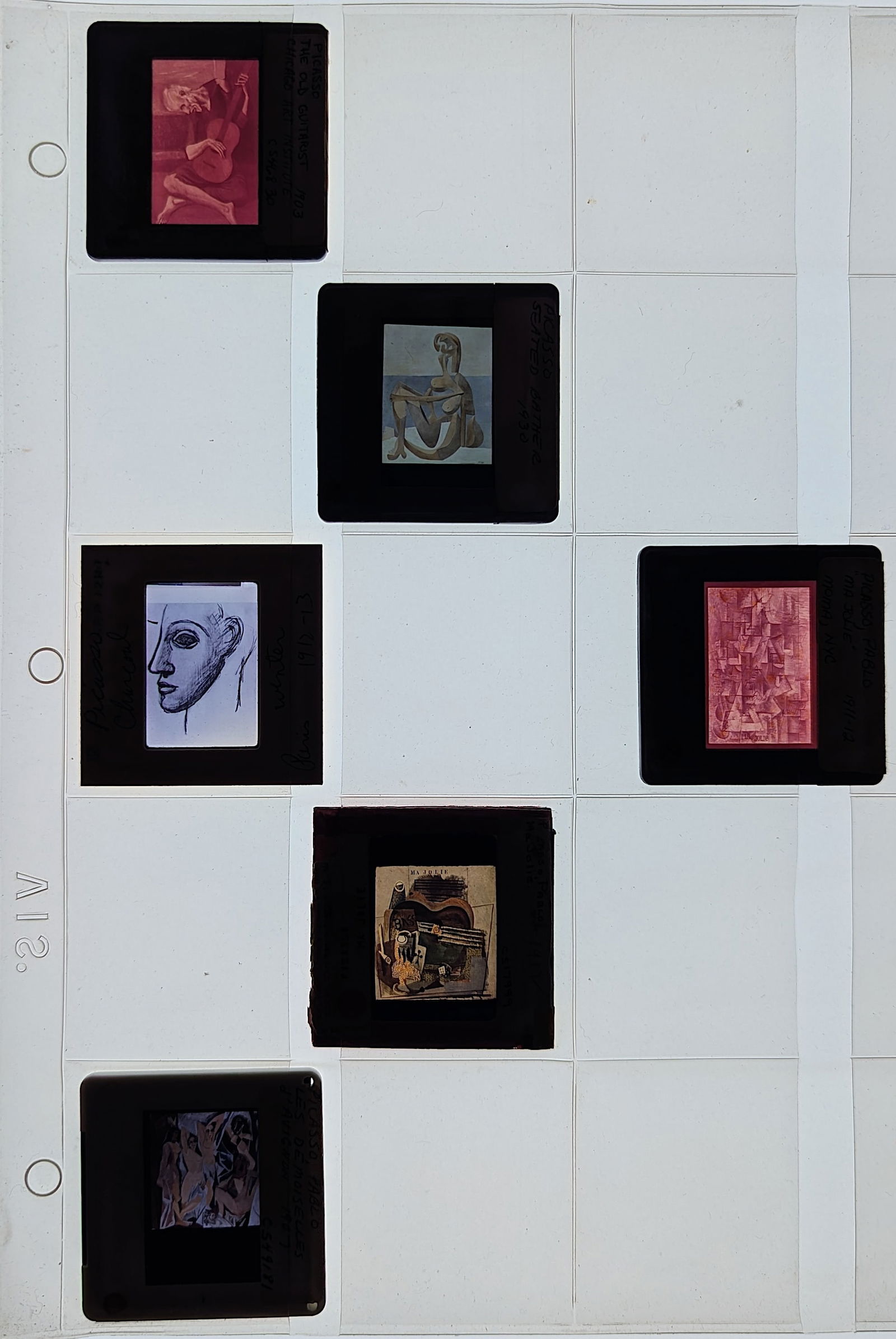 Museal Group 20th C. Set 35mm Art Slides PABLO PICASSO (1 of 2)