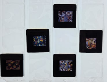 Museal Group 20th C. Set 35mm Art Slides MORGAN RUSSELL