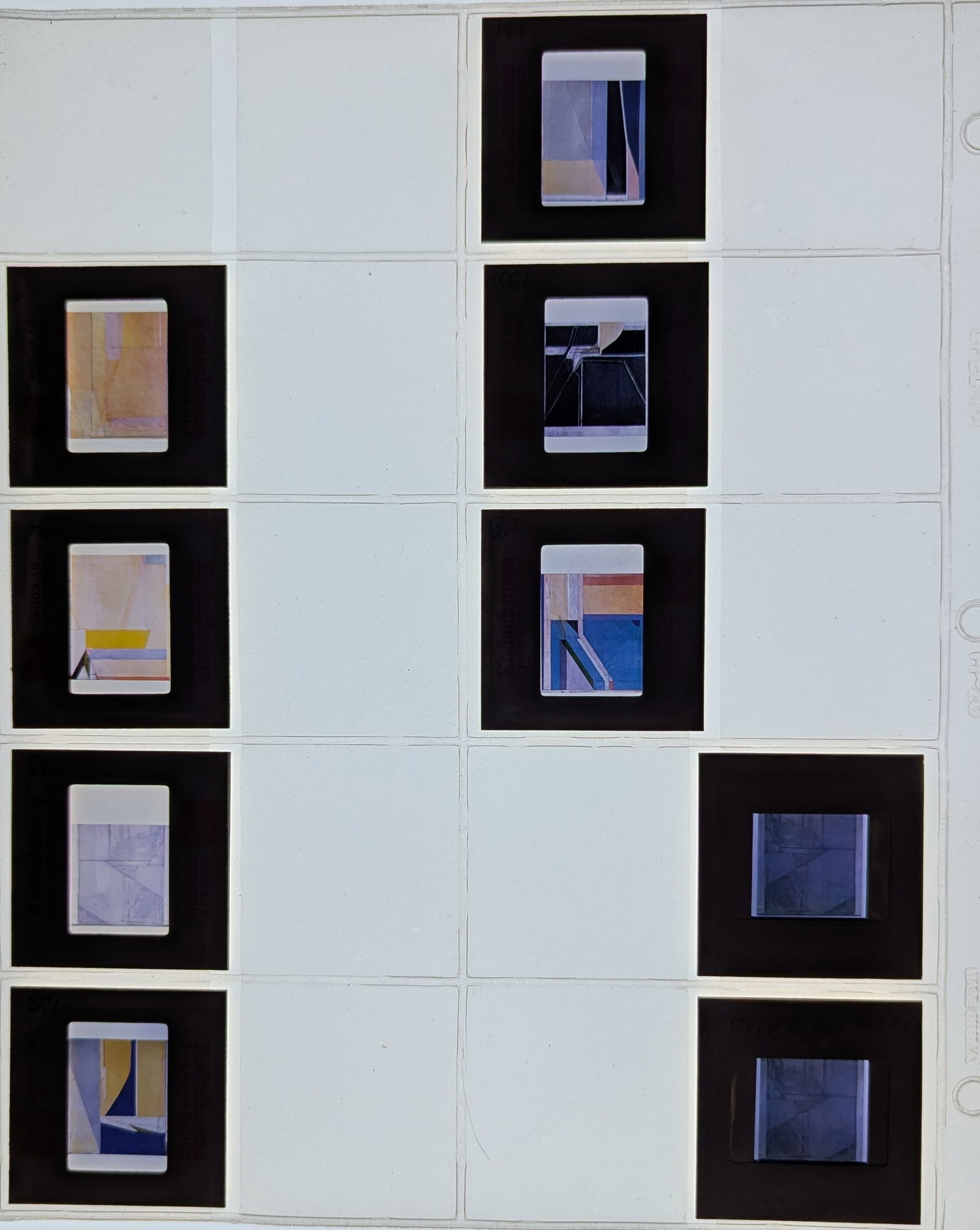 Museal Group 20th C. Set 35mm Art Slides RICHARD DIEBENKORN (1 of 2)