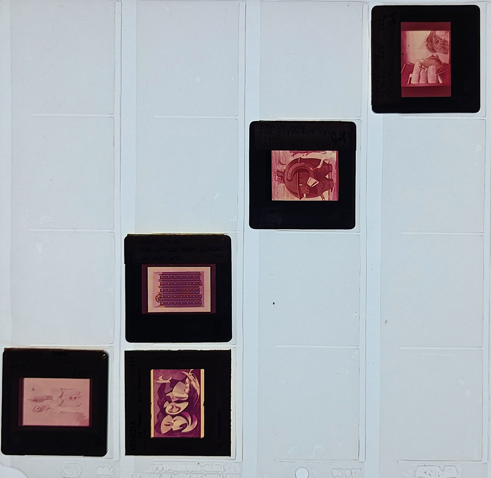 Museal Group 20th C. Set 35mm Art Slides ERNST MAX (1 of 2)