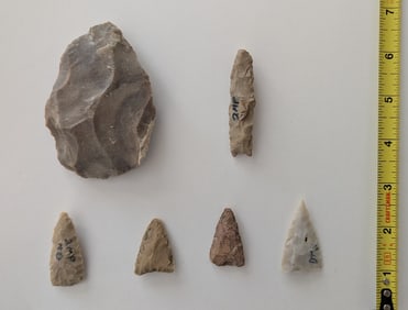 Authentic Antique Native American Artifact Museal Lot
