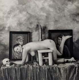 RUDOLF RADLINGER Signed Photograph Female Theatrical Nudism