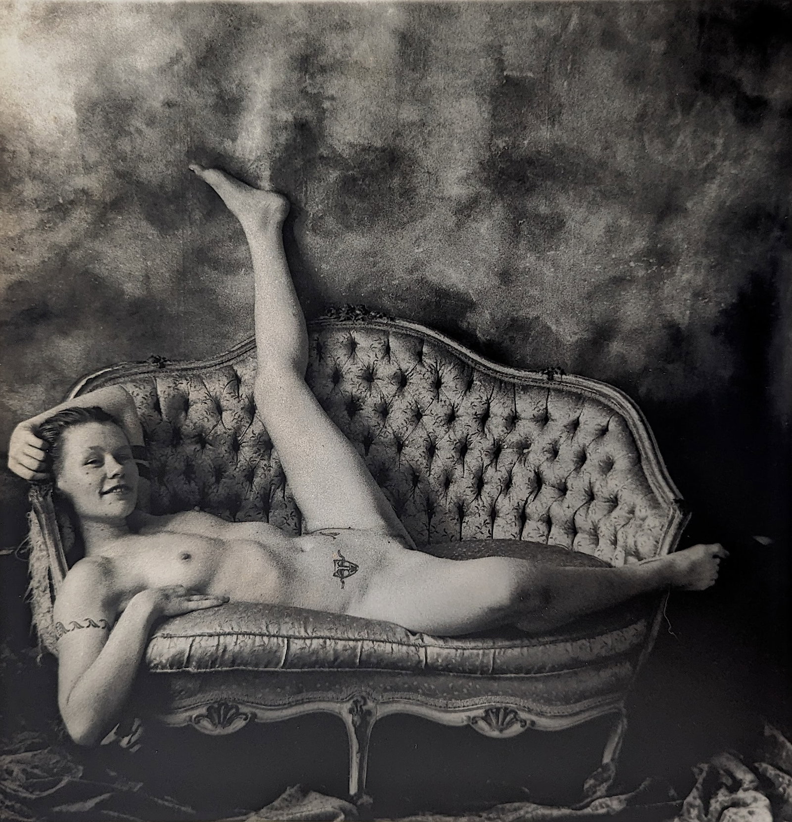 RUDOLF RADLINGER Signed Photograph Female Theatrical Nudism: This original silver gelatin was hand signed by the artist. The dimensions are 14" x 11" (sheet). ABOUT PIN-UP PHOTOS OF RUDOLF RADLINGER by ANDY ANTIPASS: "The super-high Romanticism of late-eighteen