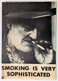 1969 American Cancer Society Smoking Is Sophisticated Poster