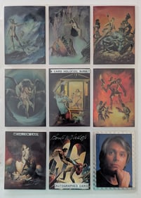 BORIS VALLEJO 4 1994 COMIC HOLOCHROME INSERT CARDS Incl. AUTOGRAPHED