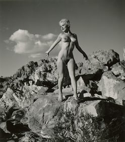ANDRÉ DE DIENES Vintage Photo 1950s-1960s Nude Study