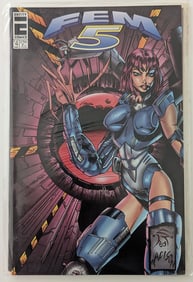 Fem 5 #4 1996 Entity Comics, 1996