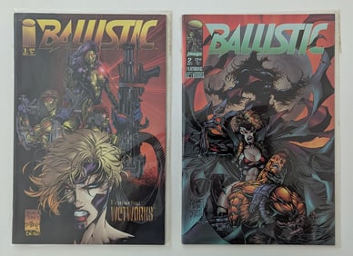 Vintage Set with 2 US Comics Ballistic