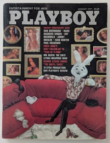 Vintage PLAYBOY Magazine  January 1977