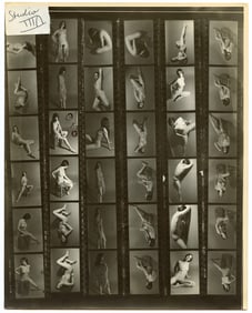 Vintage Original 20th C. Photo Pin Up Studio Model 8" x 10"