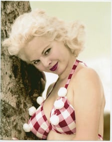 Vintage Original 20th C. Photo Pin Up Model  8" x 10"