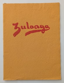 Scarce Original IGNACIO ZULOAGA EXHIBITION Catalog, 1925