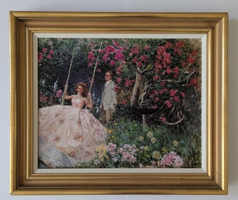 KAETHE HOELTZELL (1925-2013) Impressionism Oil Canvas