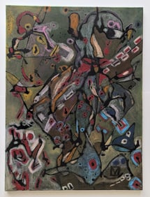 DANIEL MARTINEZ (1961 - ) Abstract Expressionism Art Listed
