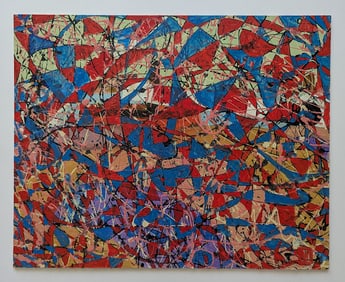 DANIEL MARTINEZ (1961 - ) Abstract Expressionism Art Listed