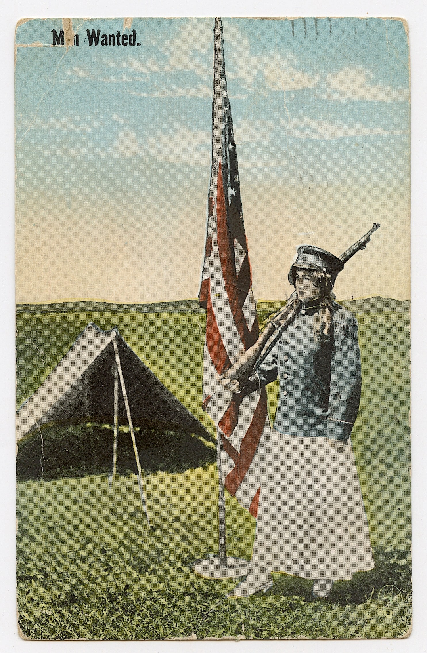 Antique Vintage Rare Postcard Collectors Men Wanted: The dimensions of an antique/vintage postcard are Approx. 5.5"x 3.5" (small variances can occur). The provenance of this lot is from the estate of a deceased collector in Miami, FL. This lot is locate