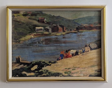 Vintage Well Done Post Impressionism Oil Painting American School