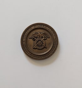 Quartermaster Corps Insignia Medal Brass