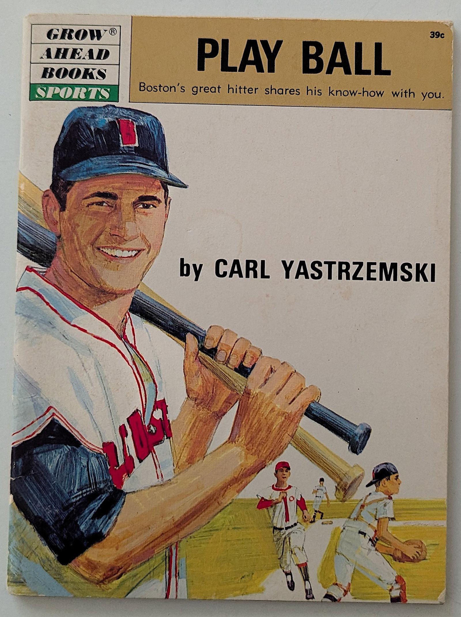 PLAY BALL BY CARL YAZTREMSMSKI, TWA FLYING LIBRARY, 1963: The provenance of this lot is from a quality collector PBC. Please see all the included images to read all related information. We have included quality scans to show it's actual condition. This lot i