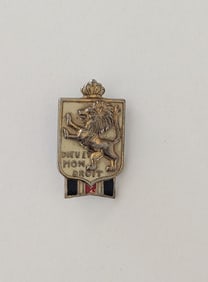 Vintage Badge on a Cap Militay WW2 British Army