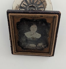 Civil War Era 19th C. American Daguerrotype Portrait Woman