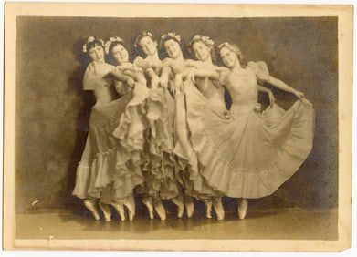 Vintage Photo Ballet Dance Women Fashion