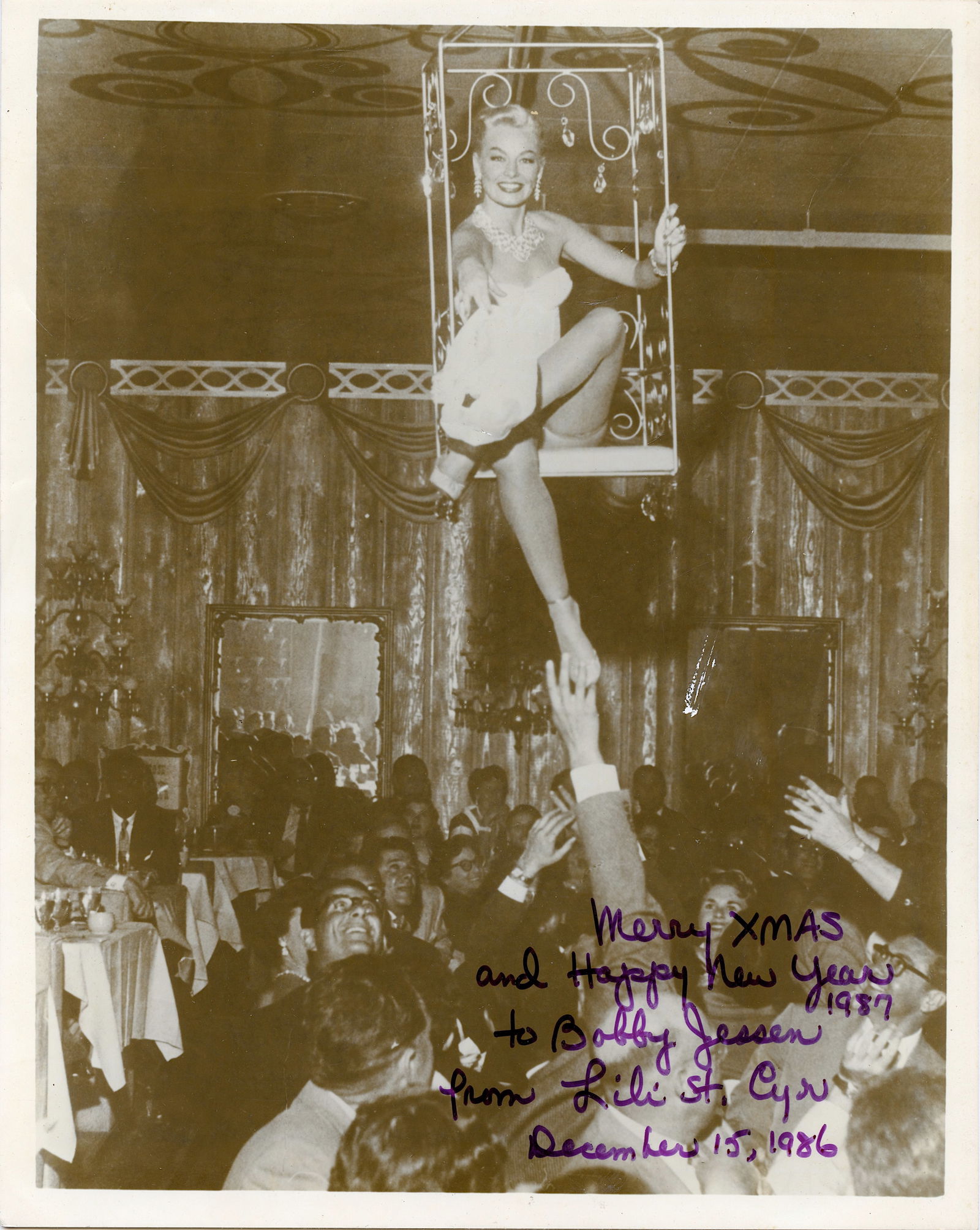 Original Hand Signed Photo LILI St. CYR Stripper Autographed (1 of 3)