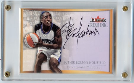 2000 Fleer Fresh Ink Ruthie Bolton Holifield