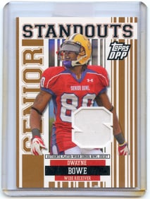 2007 Topps DPP Senior Standout Jersey #DBO Dwayne Bowe