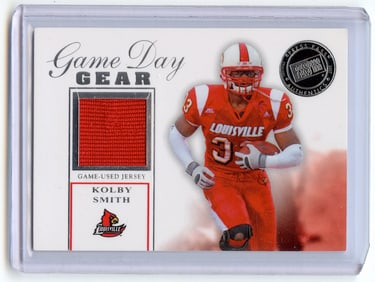 2007 Press Pass Kolby Smith Louisville Kansas City Chiefs - Jersey