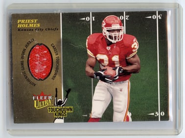 2003 PRIEST HOLMES Fleer TK/PH 45/45 Football Card