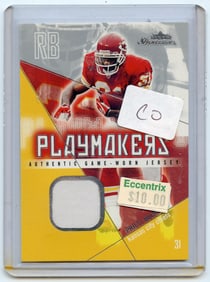 2004 Fleer Showcase Playmakers Game Used #PM-PH4 Priest Holmes Chiefs