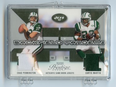 2003 CHAD PENNINGTON and CURTIS MARTIN Playoff #BT-14 262/400